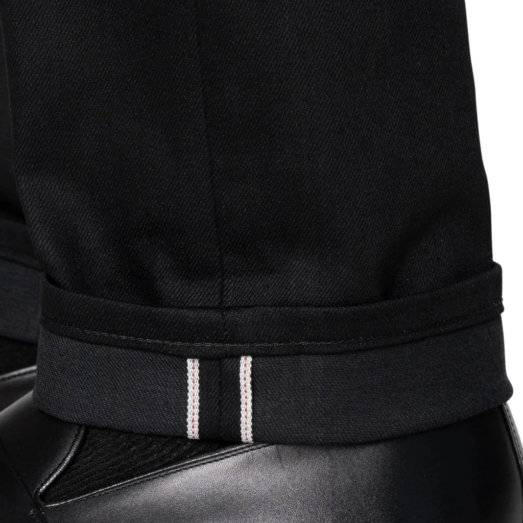 Naked and Famous Denim Weird Guy Cobra Stretch Selvedge - Black