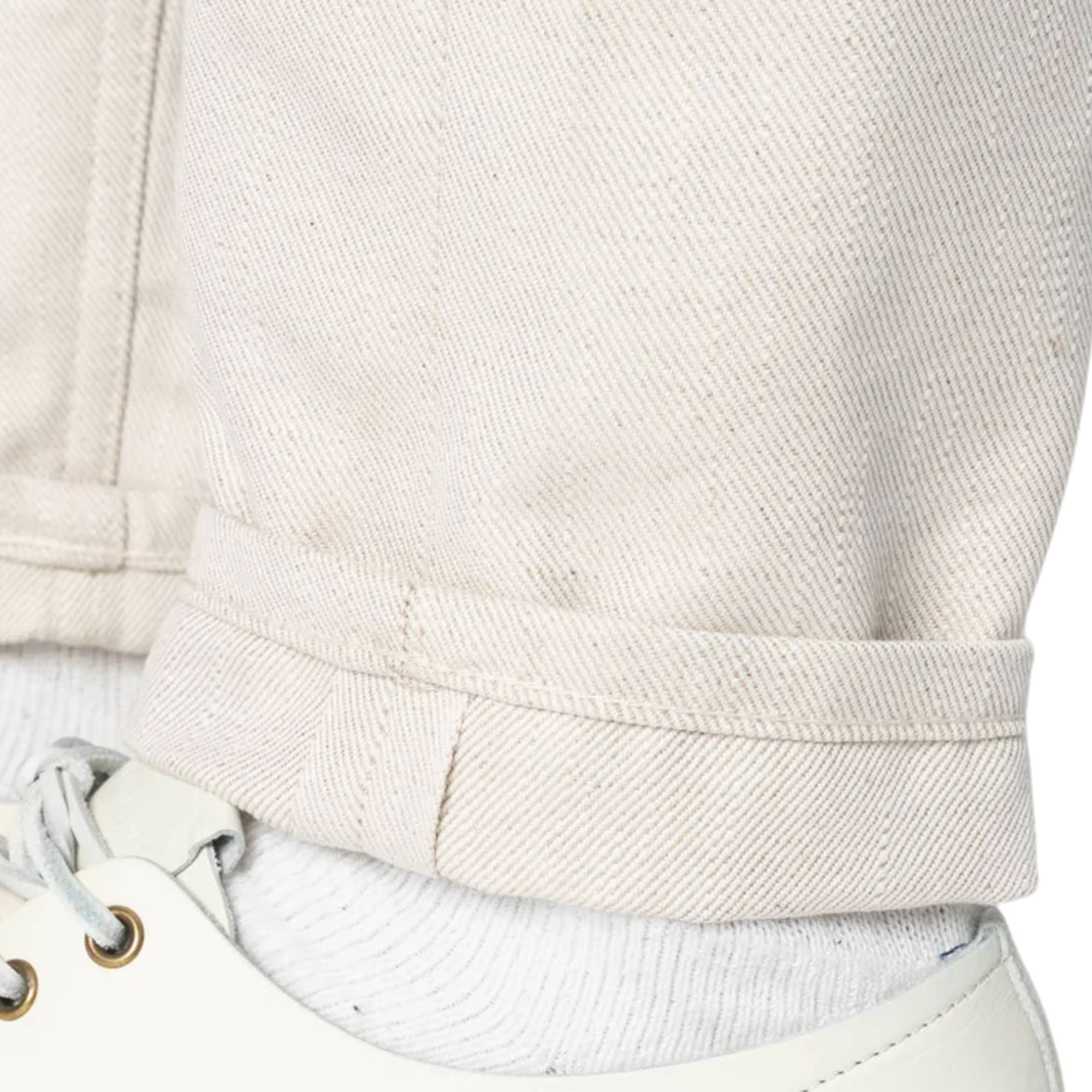 Naked and Famous Denim Easy Guy Tabi Selvedge - Off White