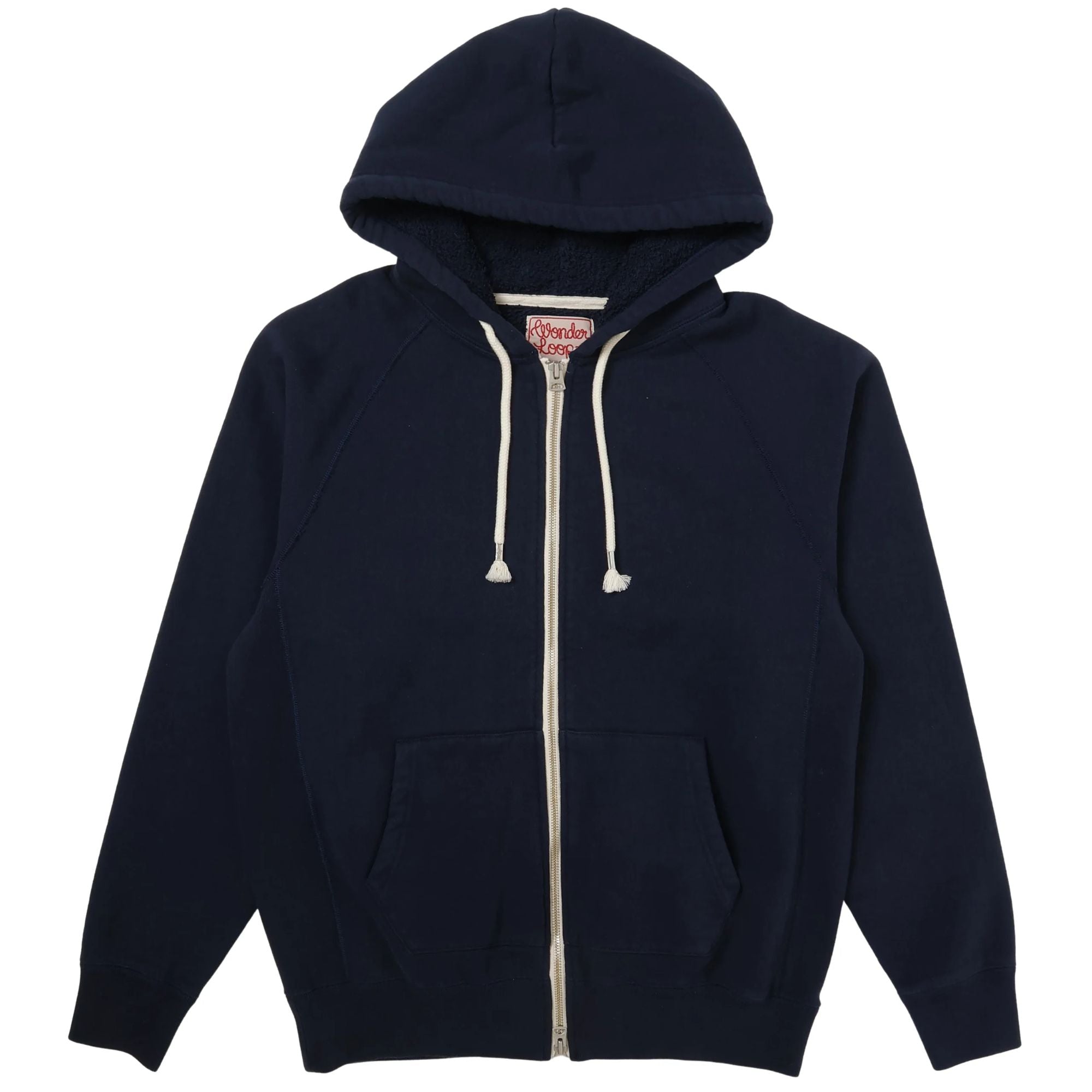 Wonder Looper Zip Hoodie Super Looper French Terry - Navy
