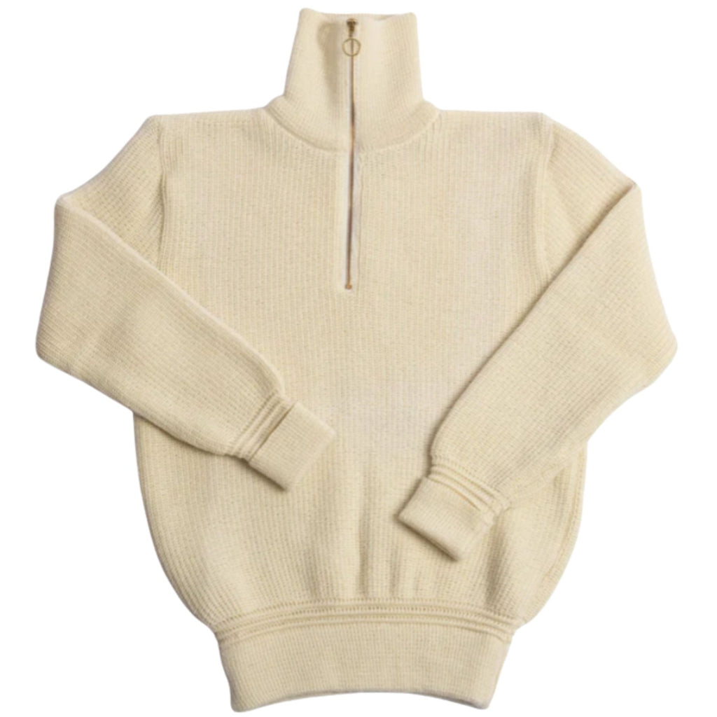 Heimat Virgin Wool Skipper Sweater - Seashell