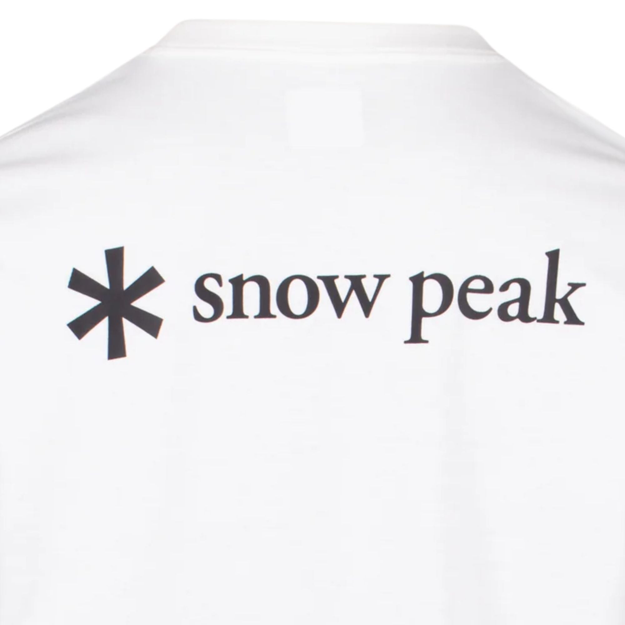 Snow Peak Back Printed Logo T-Shirt - Off White