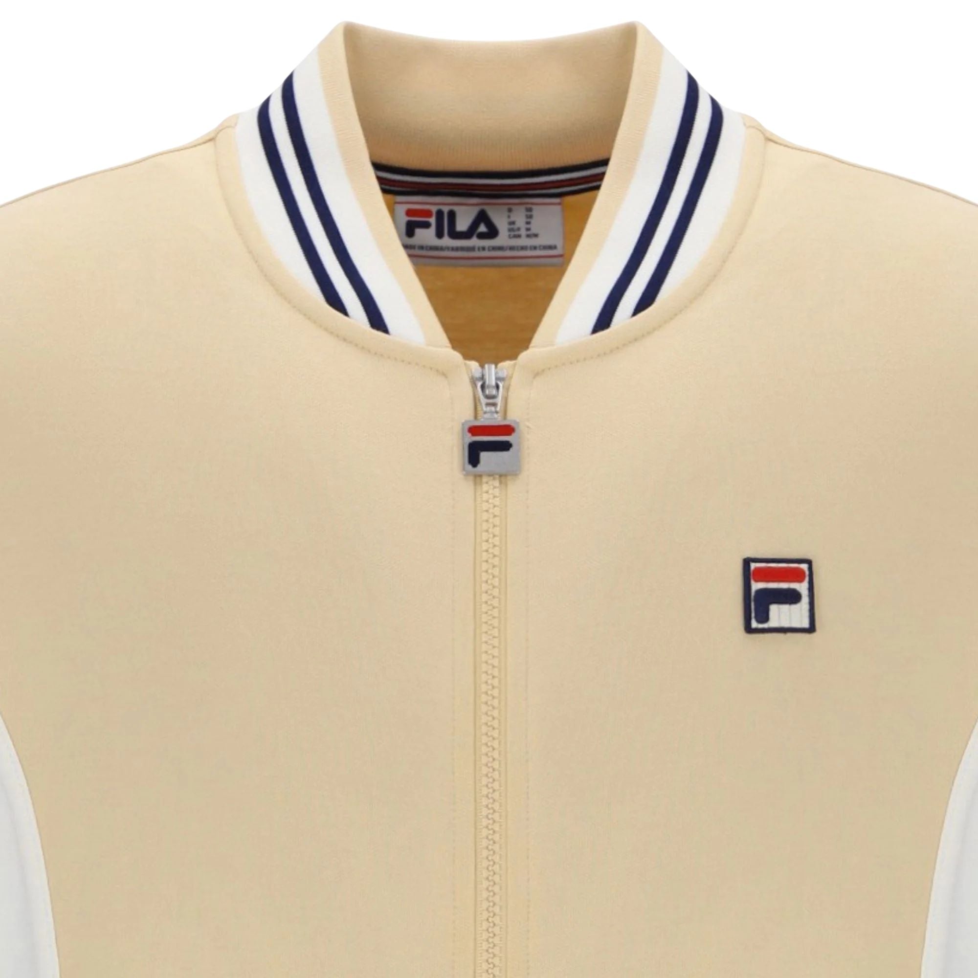 Fila Vintage Settanta Baseball Track Top - Classic Beige