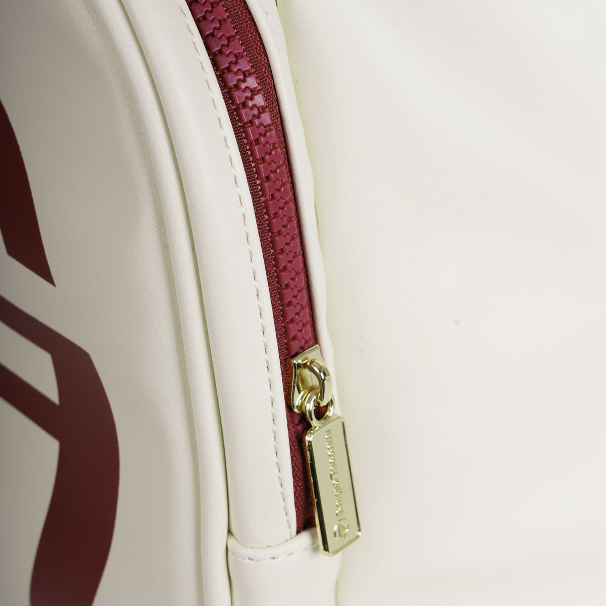 Sergio Tacchini x Stuarts x Stuarts Jorno Gym Holdall - Buttercream/Merlot