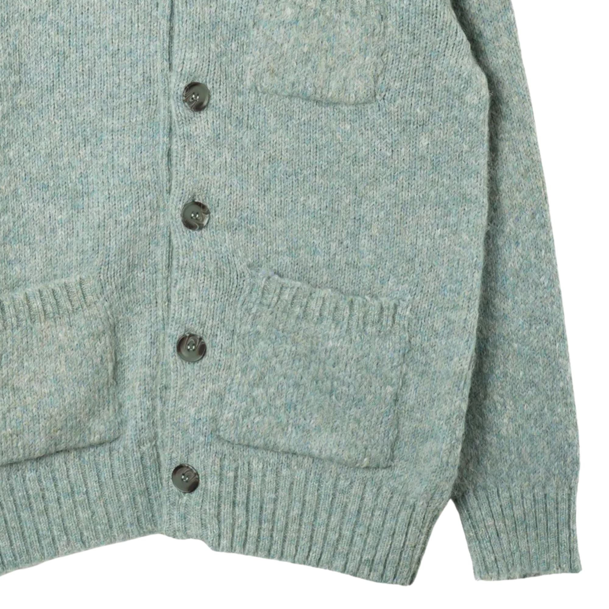 Far Afield Station Cardigan - Aqua Blue AF812-AQA – Stuarts London