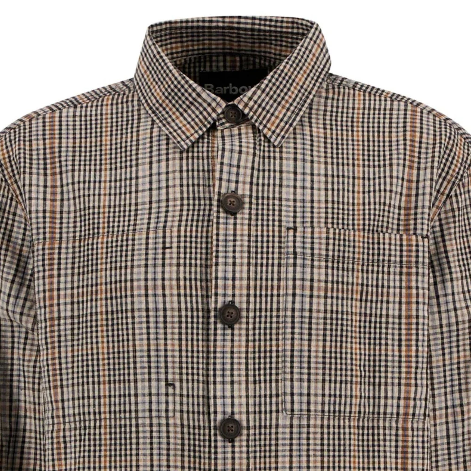 Fife Checked Overshirt - Neutral