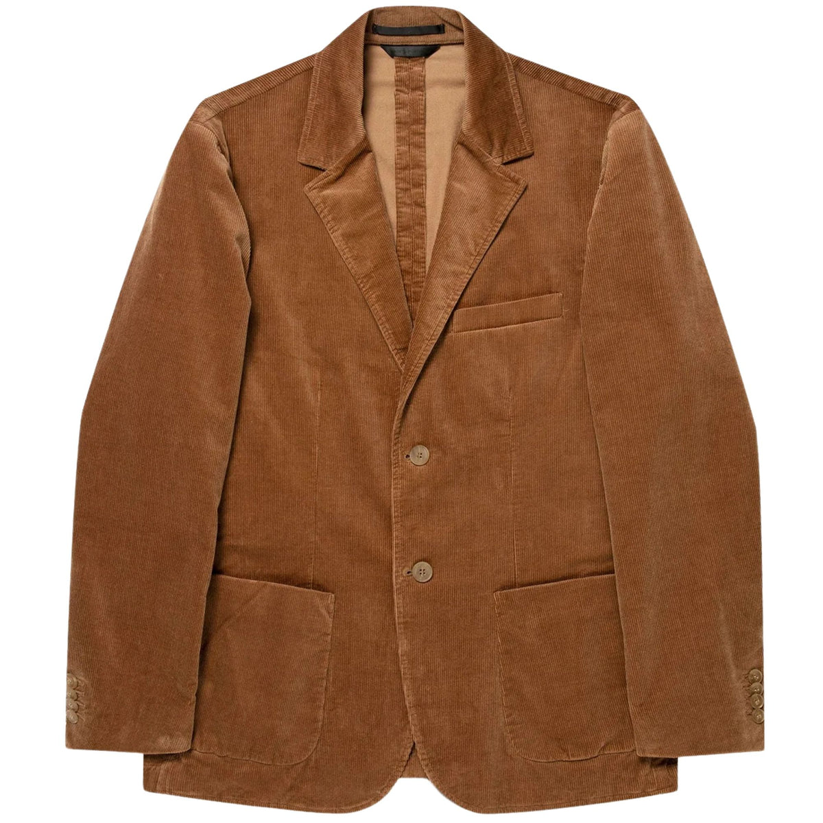 Sunspel Corduroy Blazer -  Dark Beige
