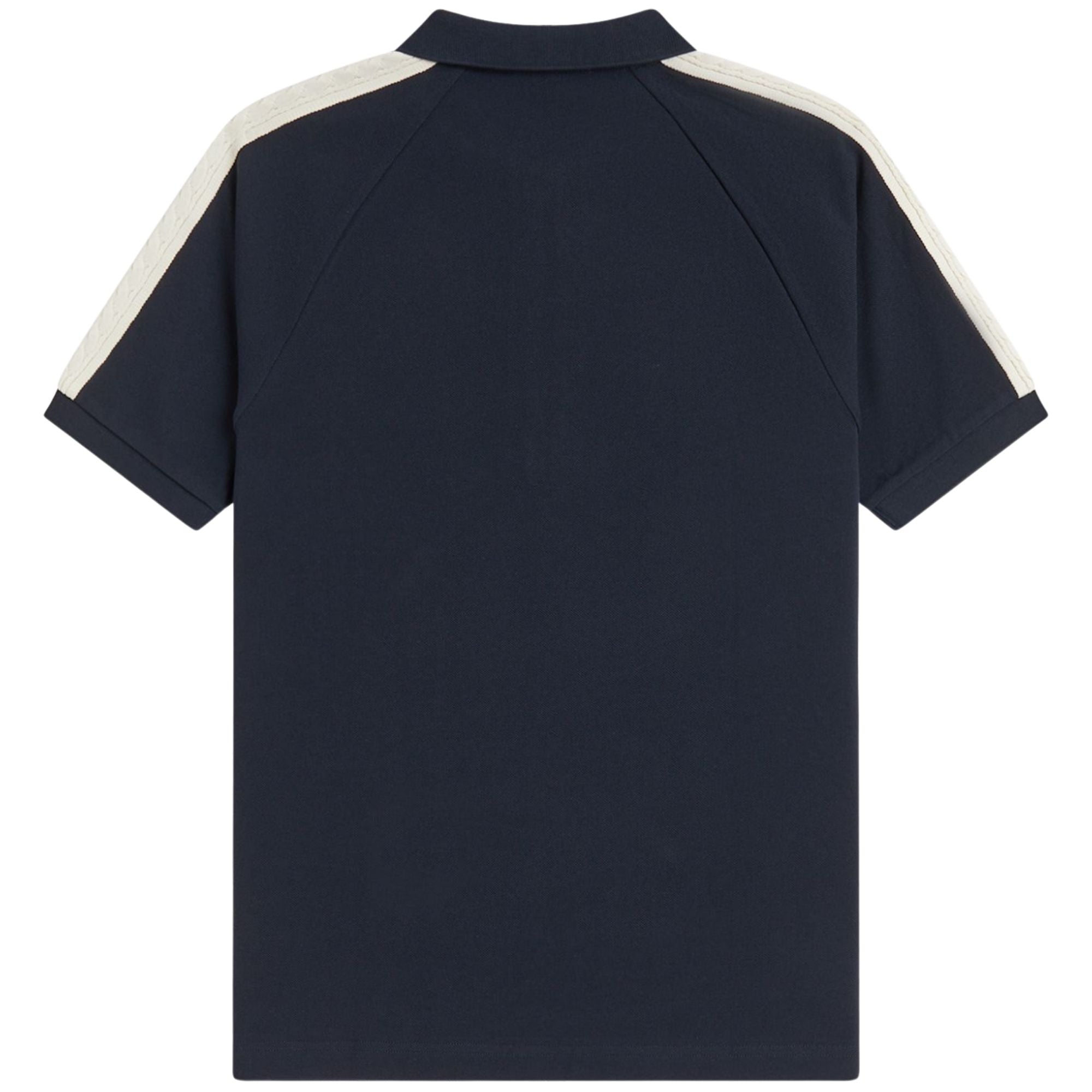 Fred Perry Cable Taped Polo Shirt - Navy M2450-608 – Stuarts London