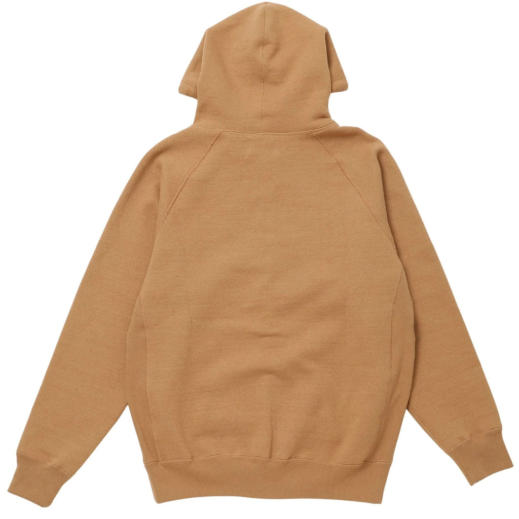 Wonder Looper Double Heavyweight French Terry Foxfibre Zip Hoodie - Brown