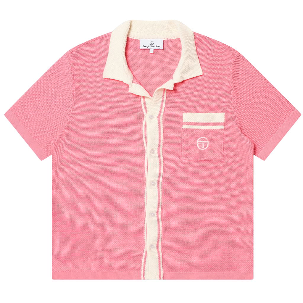 Sergio Tacchini Fratelli Crochet Shirt - Pink