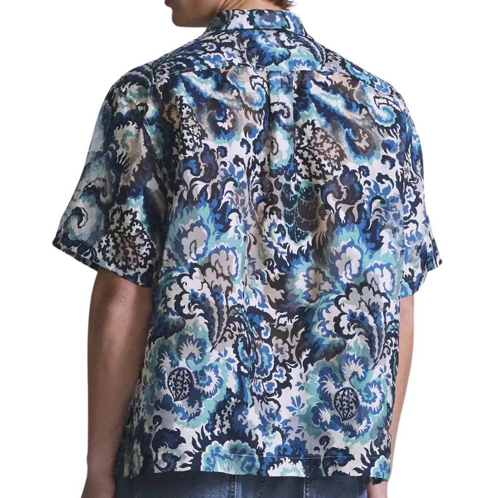 Levi's Blue Tab Short Sleeve Camp Shirt - Jacquard