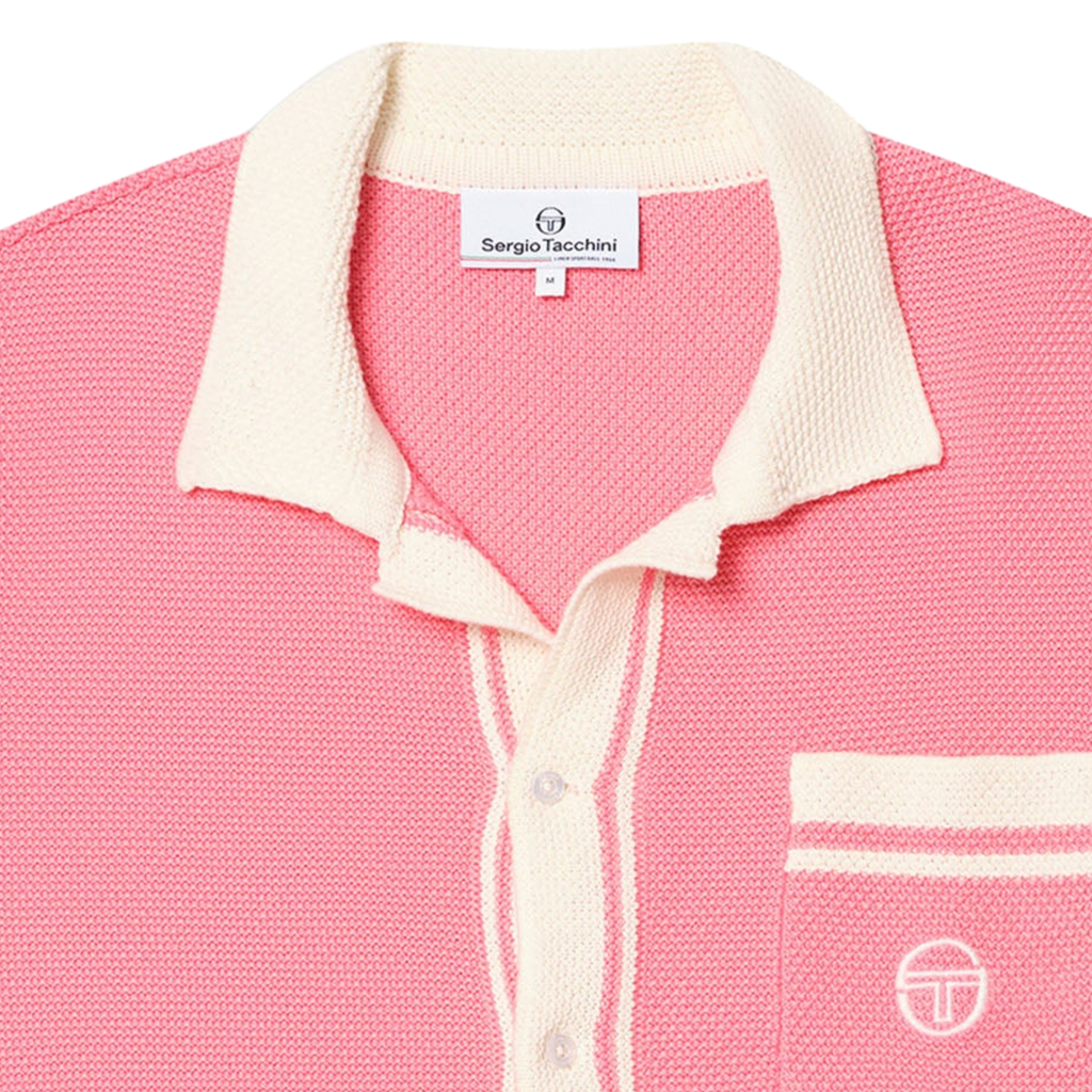 Sergio Tacchini Fratelli Crochet Shirt - Pink