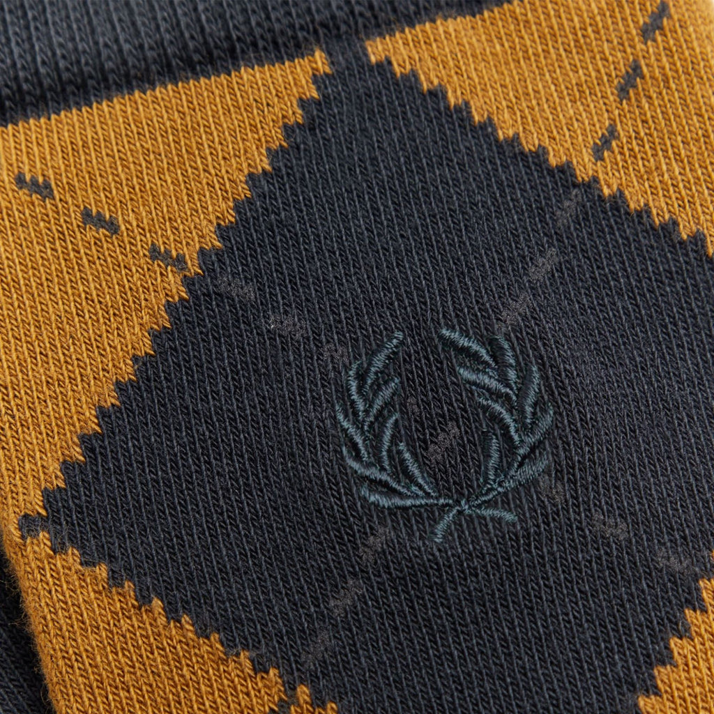 Fred Perry Argyle Jacquard Sock - Navy