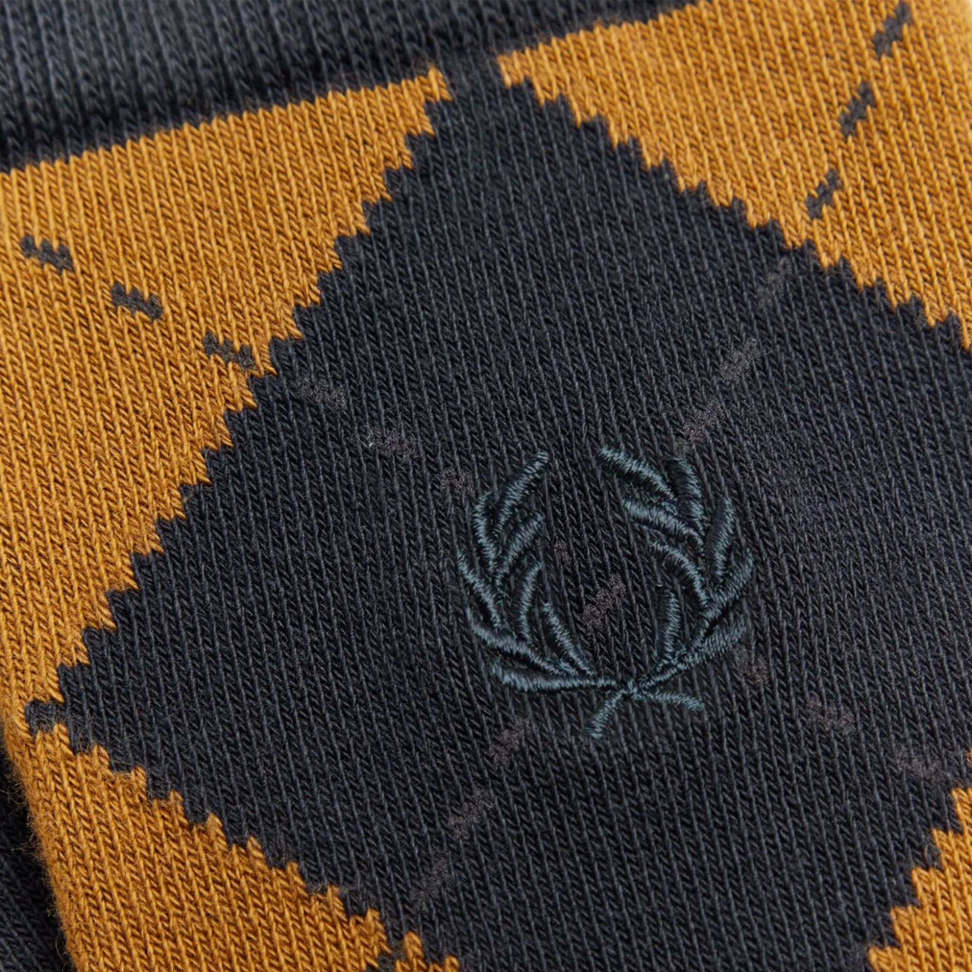 Fred Perry Argyle Jacquard Sock - Navy