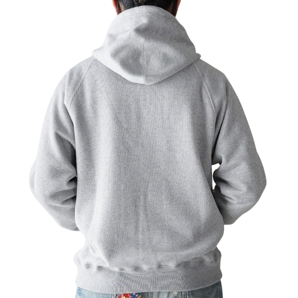 Wonder Looper Double Heavyweight French Terry Pullover Hoodie - Heather Grey