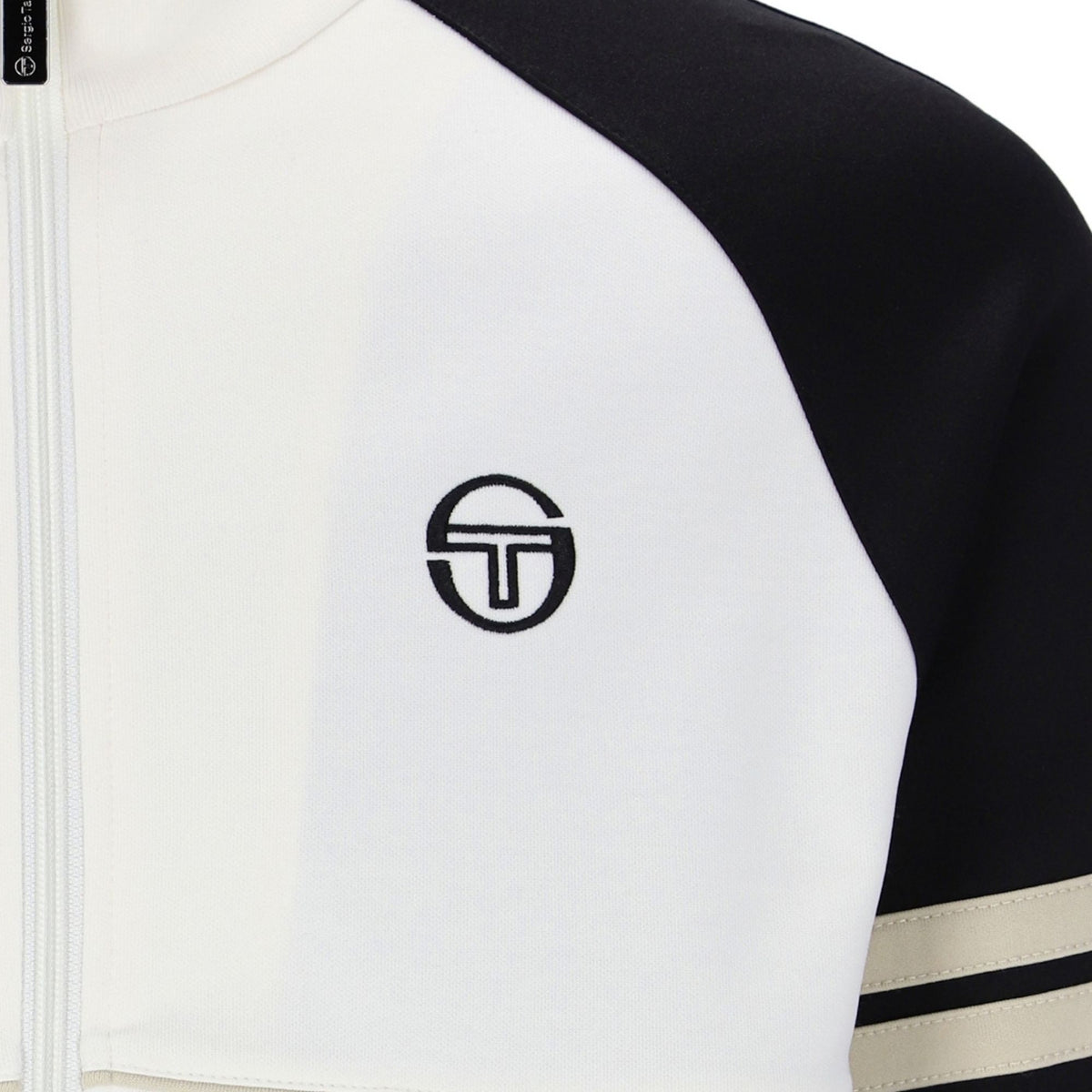 Sergio Tacchini Orion Track Jacket - Gardenia/Black/Peyote