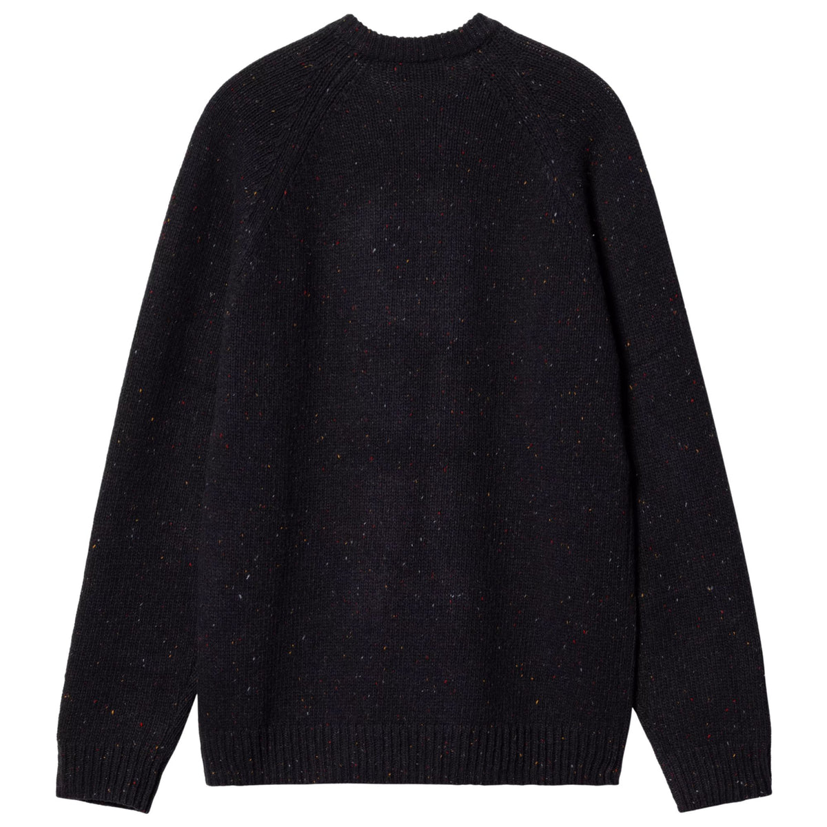Carhartt WIP Anglistic Sweater - Speckled Dark Navy