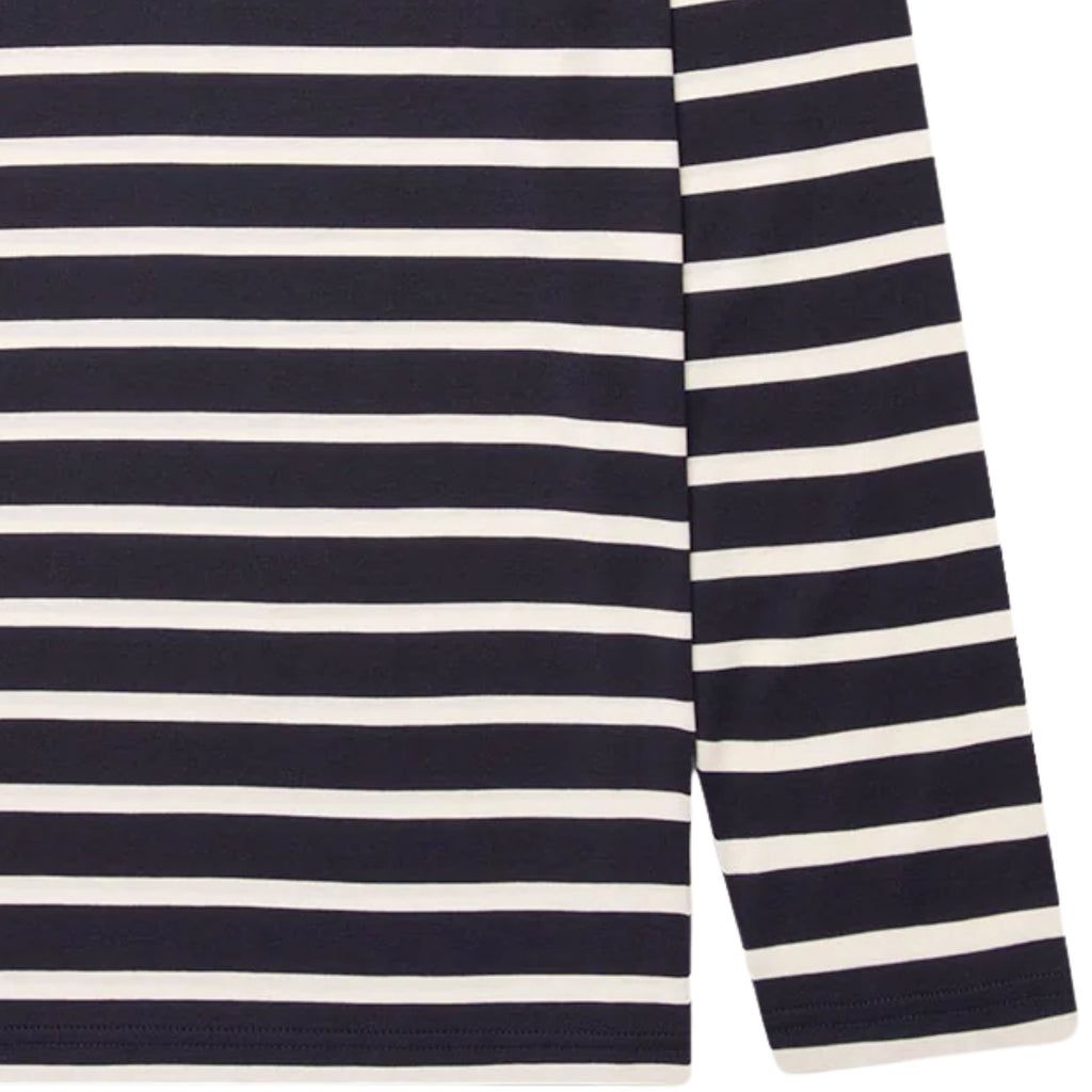 Long Sleeve Classic T‑shirt - Navy/Ecru