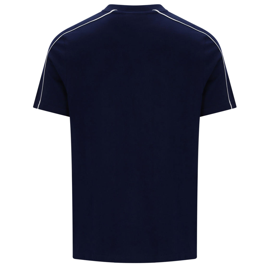 Sergio Tacchini Santis Raised Logo T-Shirt - Maritime Blue/Gardenia