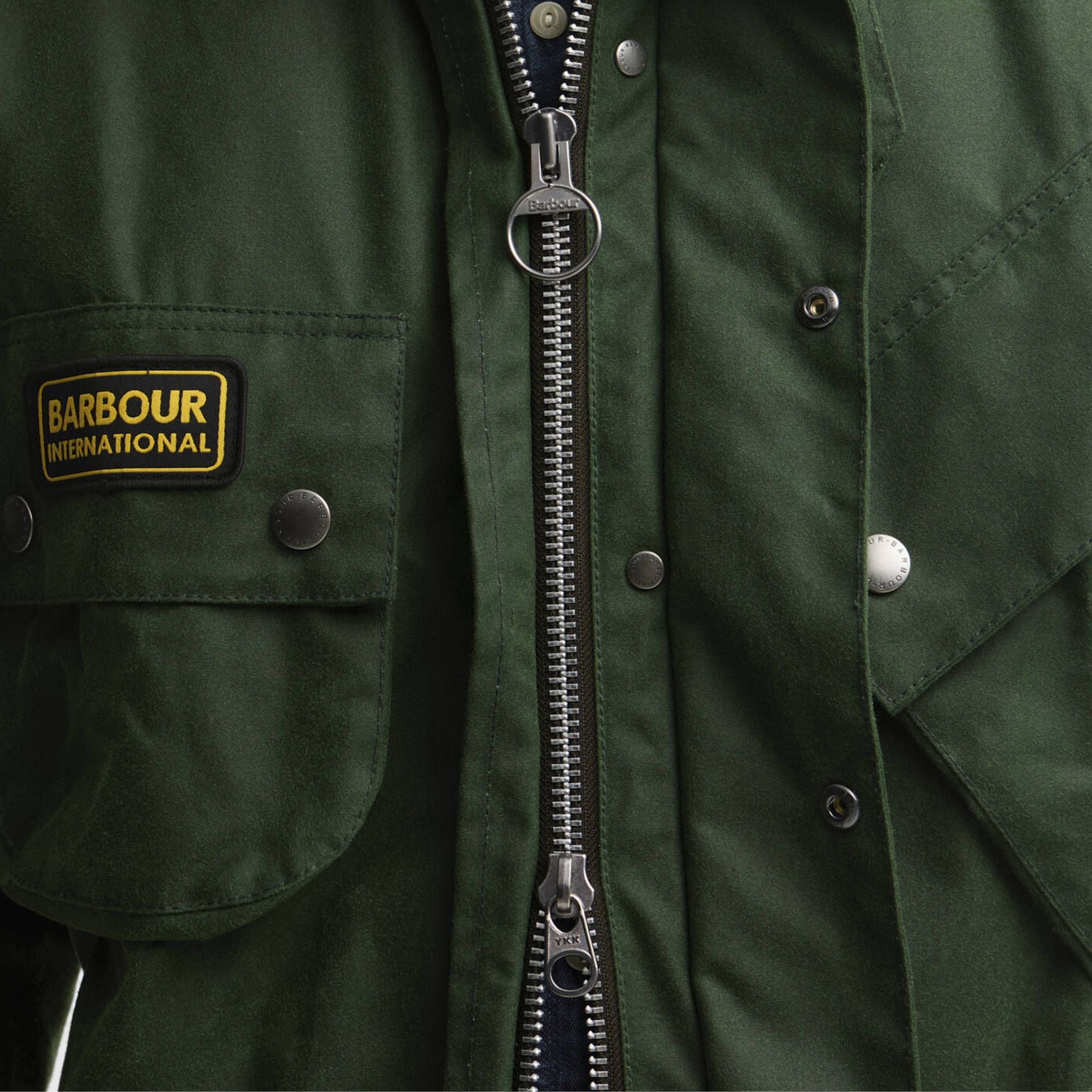 Barbour International Original Wax Jacket - Racing Green MWX0004GN