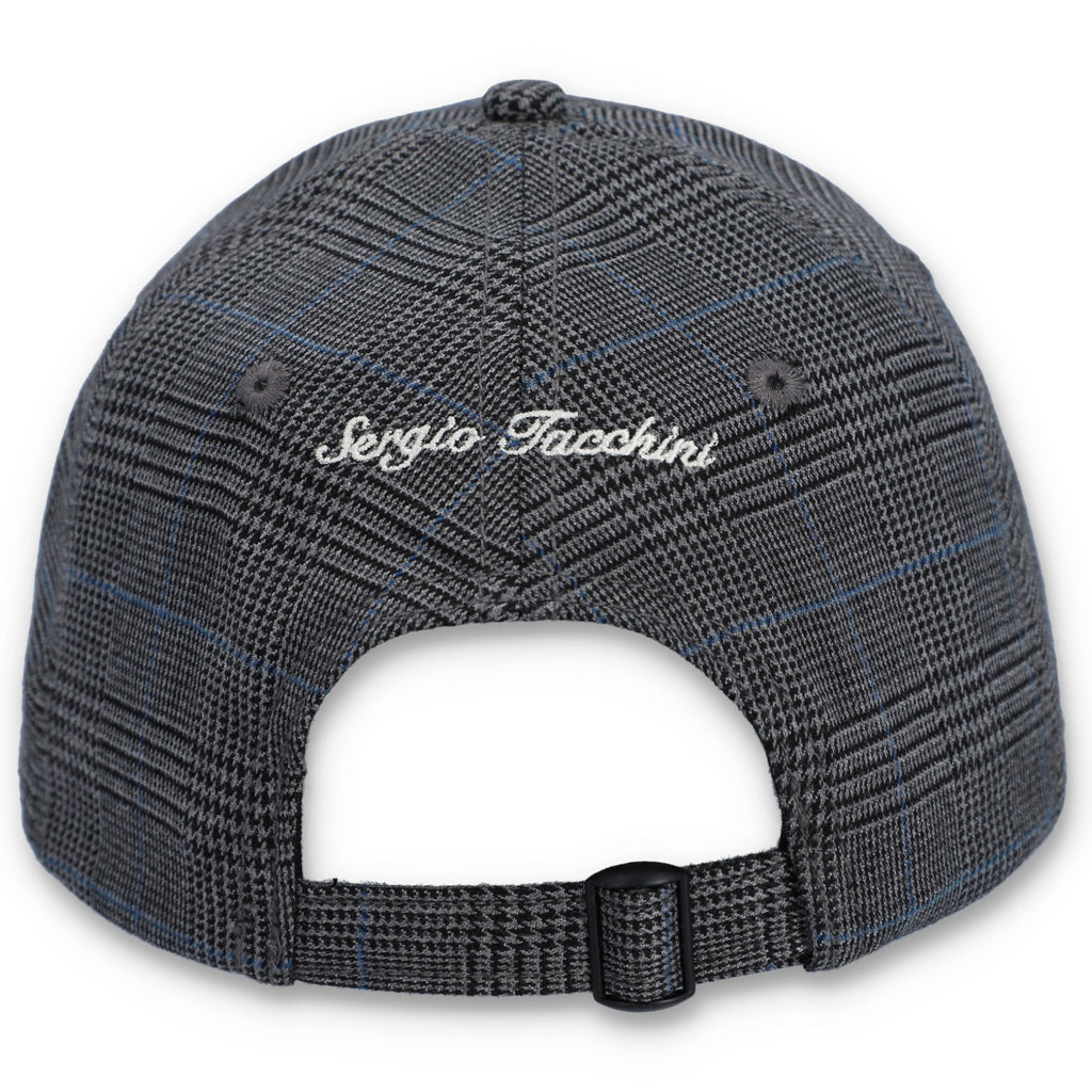 Sergio Tacchini Wessler Classic 6 Panel Strapback Cap - Charcoal
