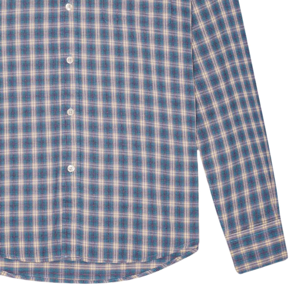 NN07 Deon Shirt - Blue Check