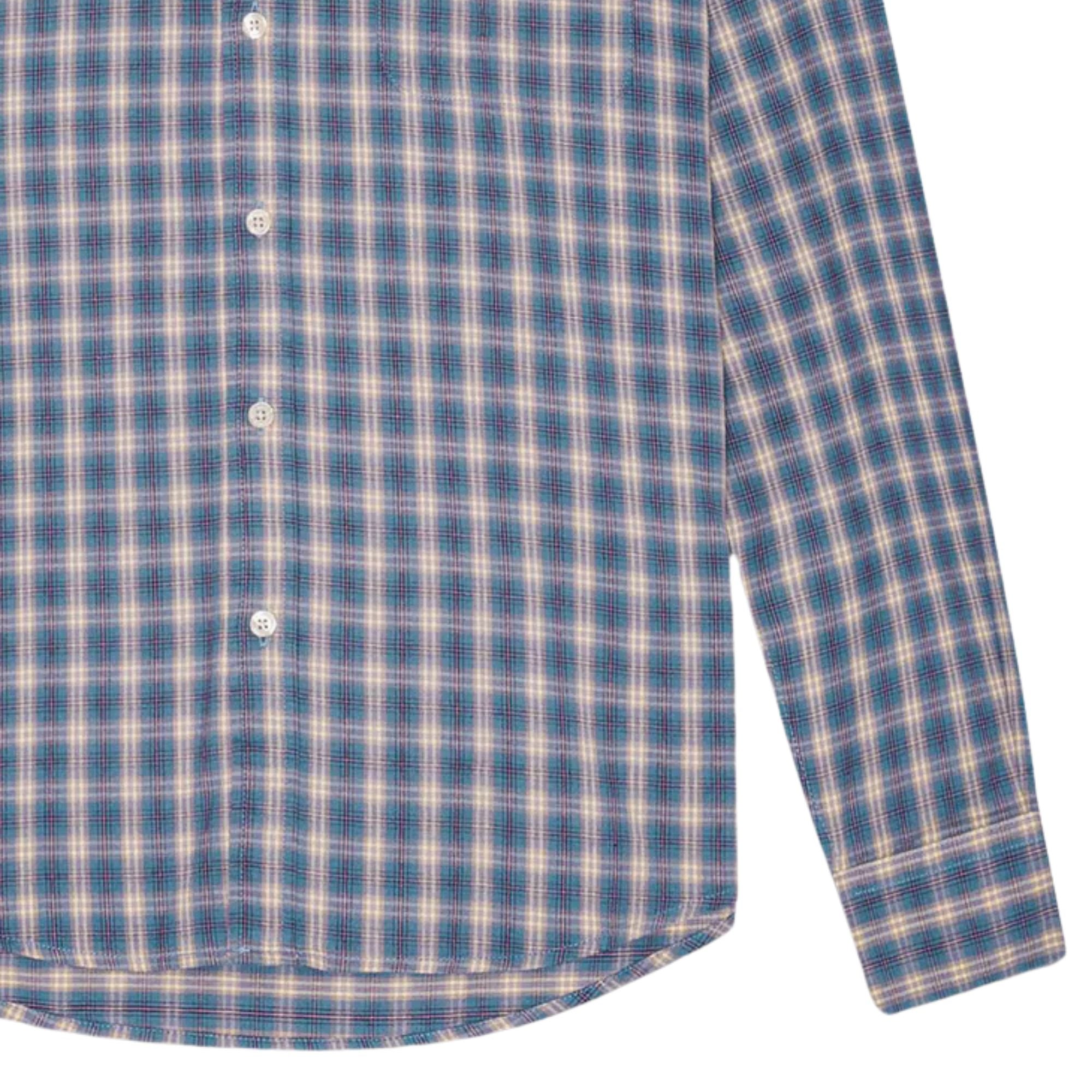 NN07 Deon Shirt - Blue Check