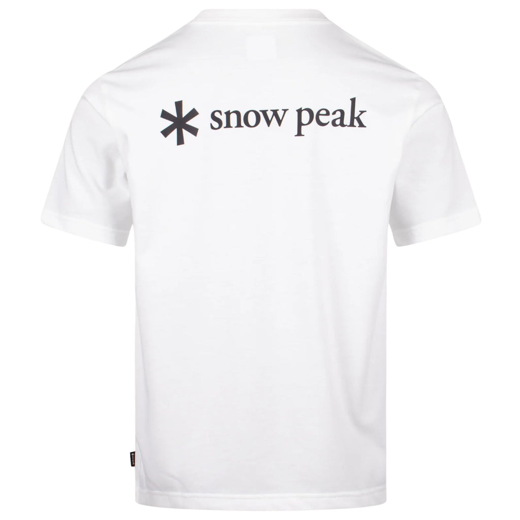 Snow Peak Back Printed Logo T-Shirt - Off White