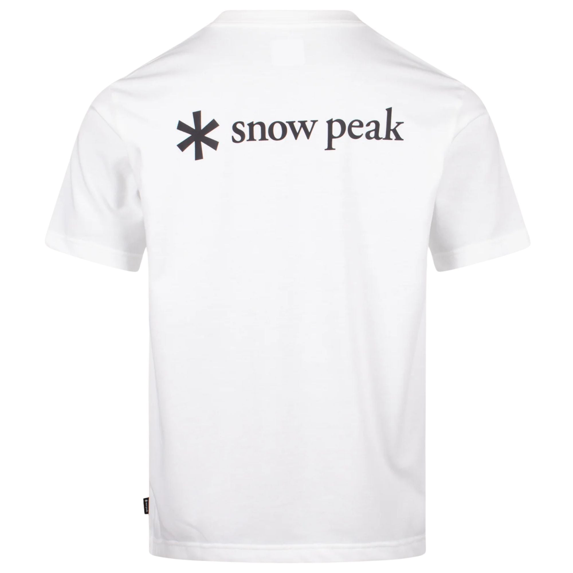 Snow Peak Back Printed Logo T-Shirt - Off White