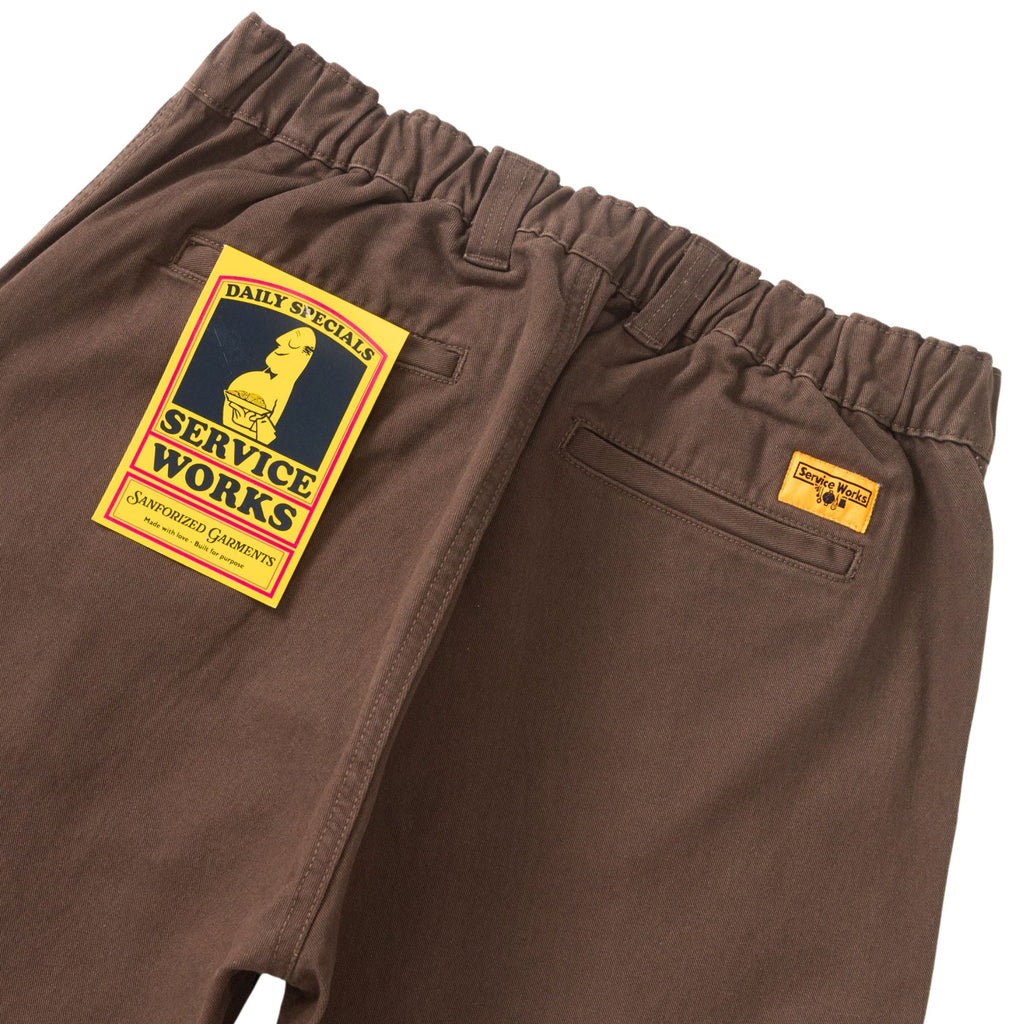 Service Works Twill Waiter Pants - Brown