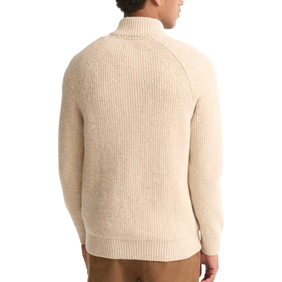 Barbour Fleck Half Zip - Pearl