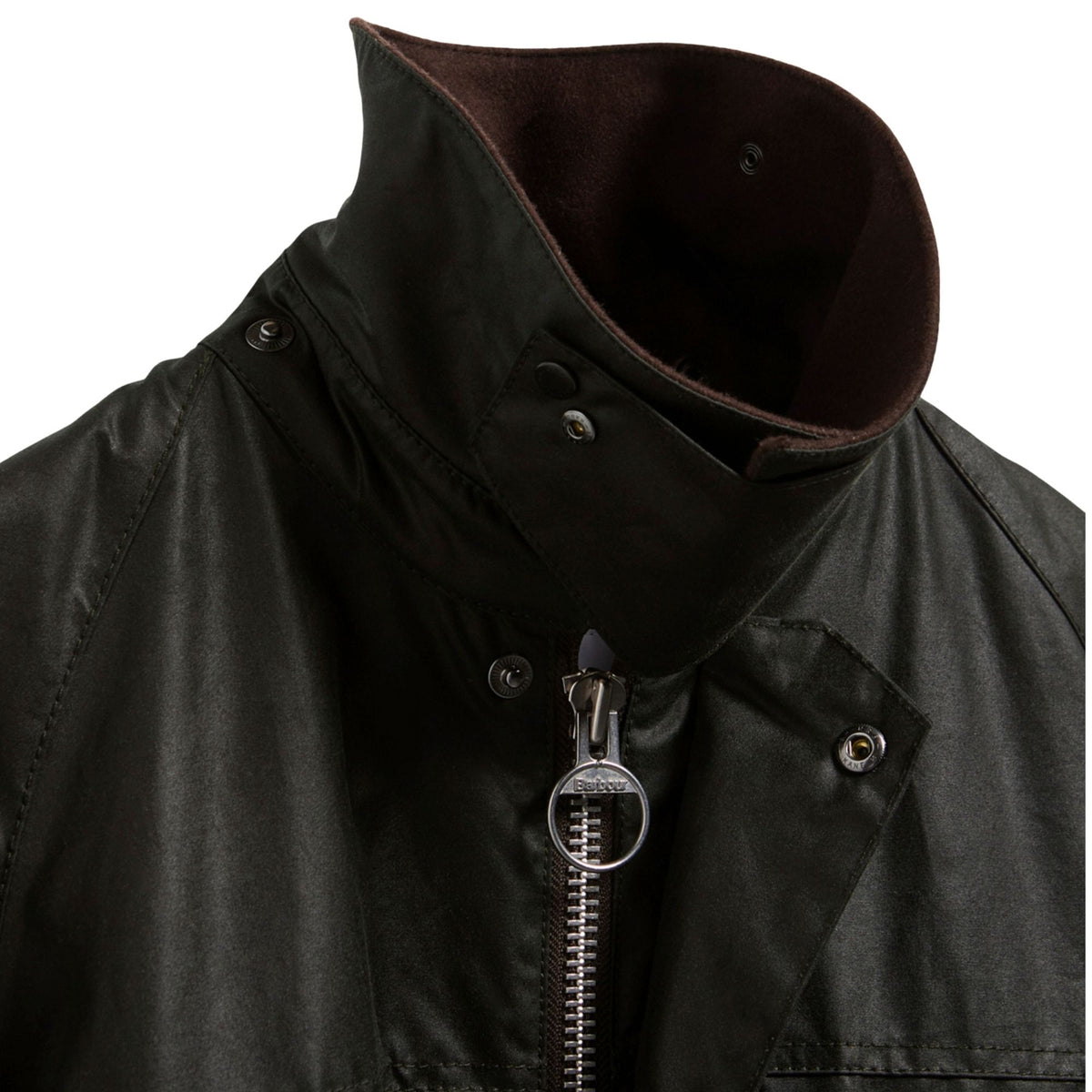 Barbour x APC Beaufort Wax Jacket - Dark Sage