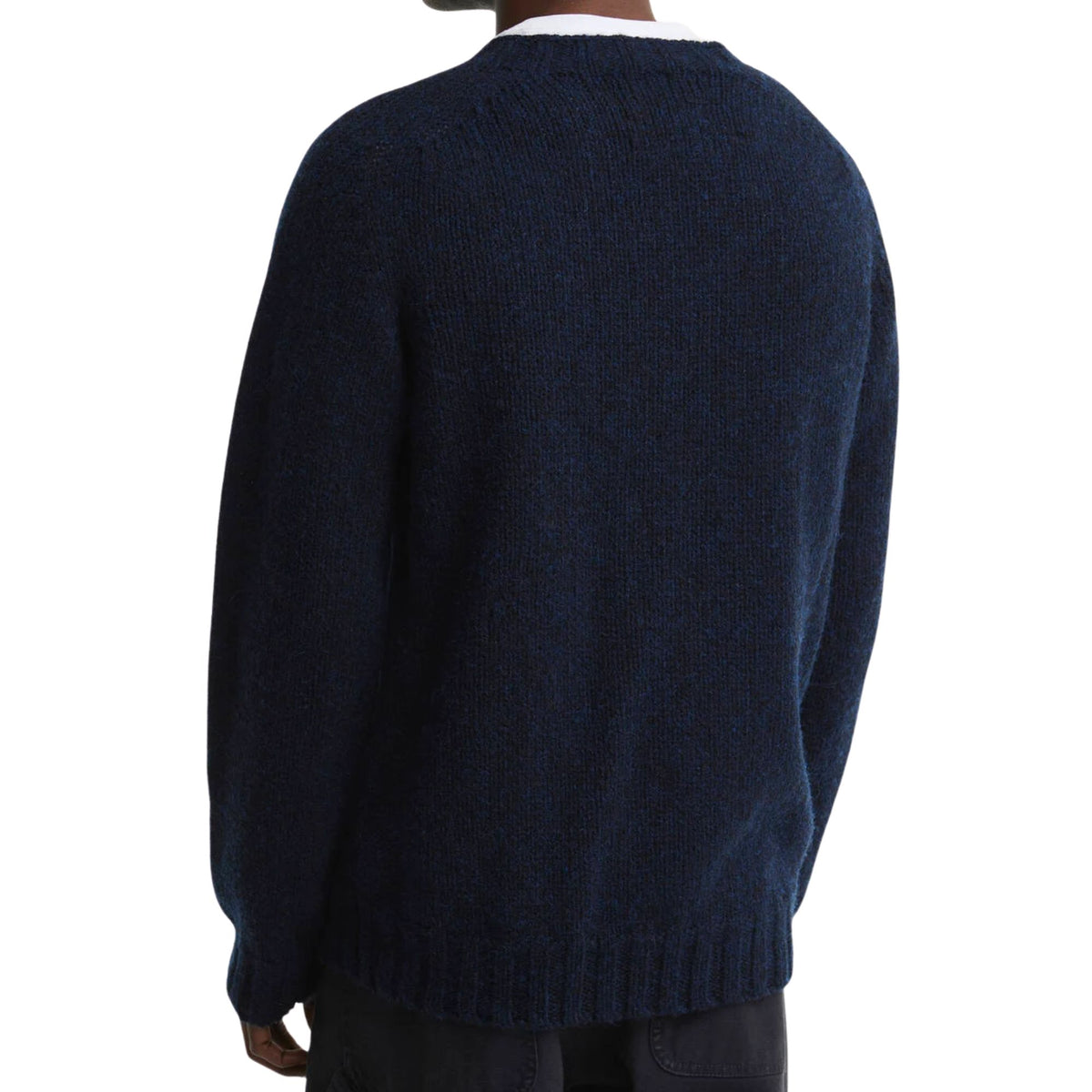 Barbour Natural Yarm Cable Crew Jumper - Navy