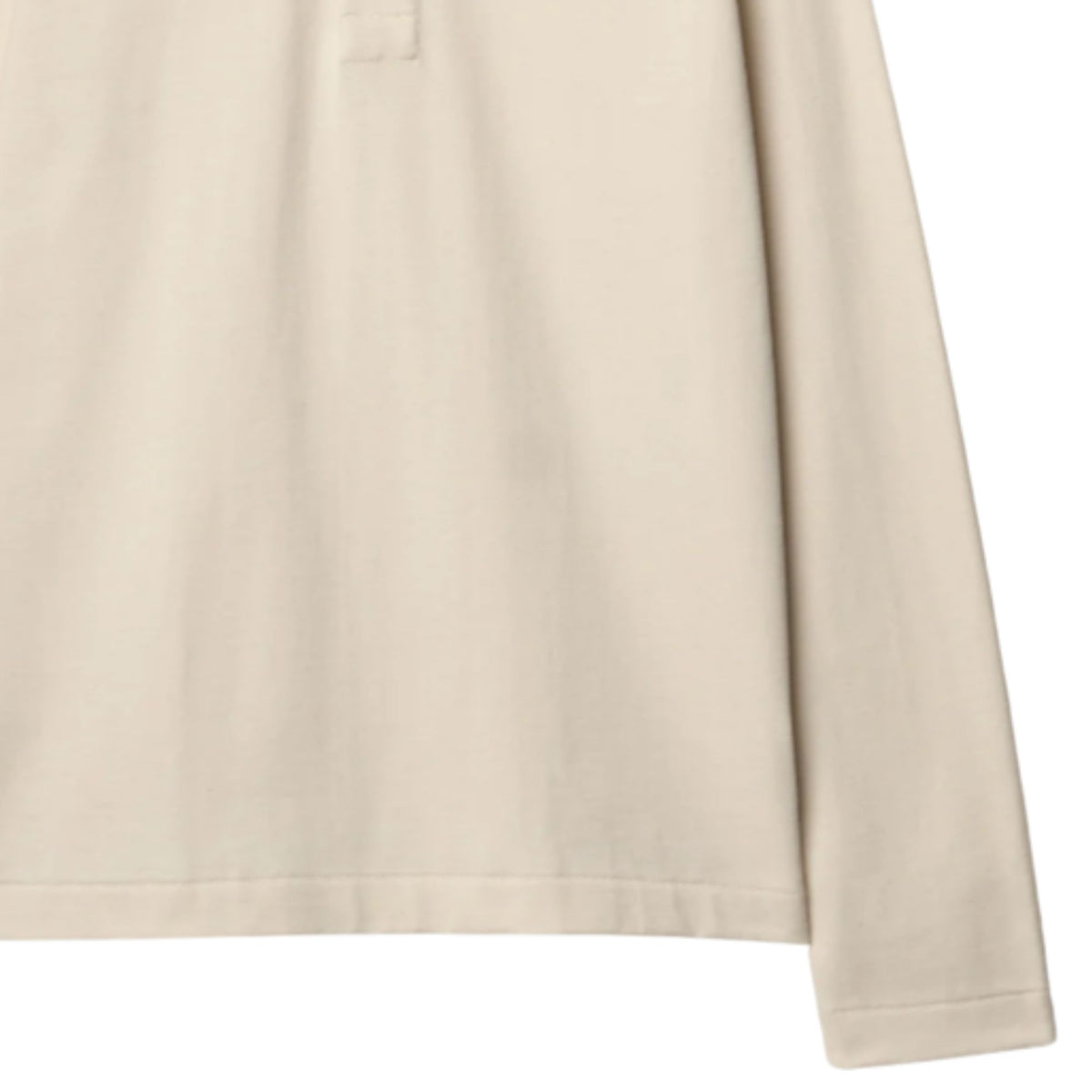 Merz b Schwanen 2MPOLO01LS Mid-Century Machine Refined Fit Polo Longsleeve - Natural