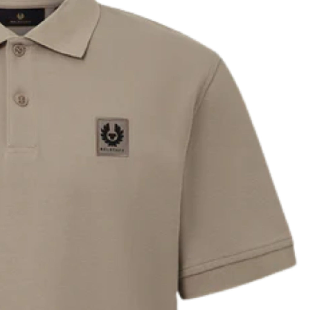 Belstaff Logo Polo Shirt - Dark Sand