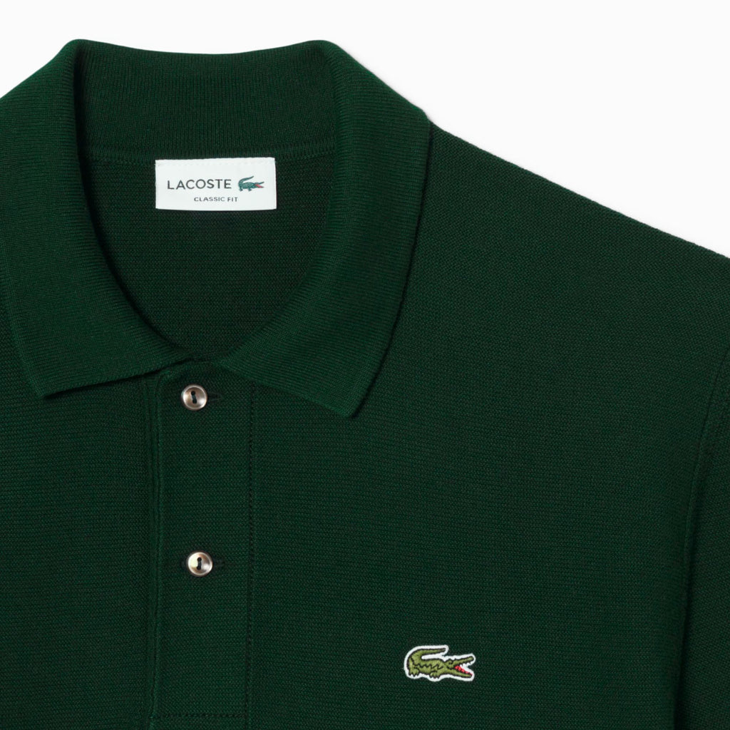 Lacoste Classic Fit Knitted Polo Shirt - Green