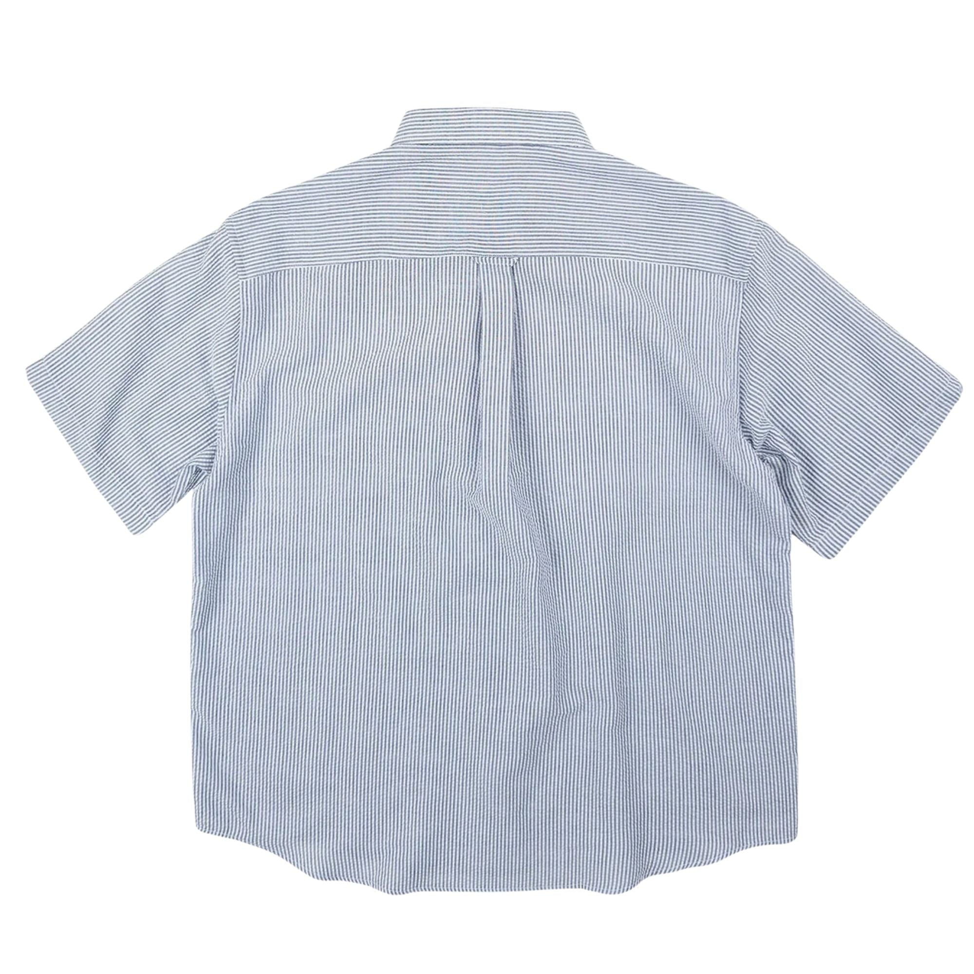 OG Stripe Seersucker Shirt - Blue