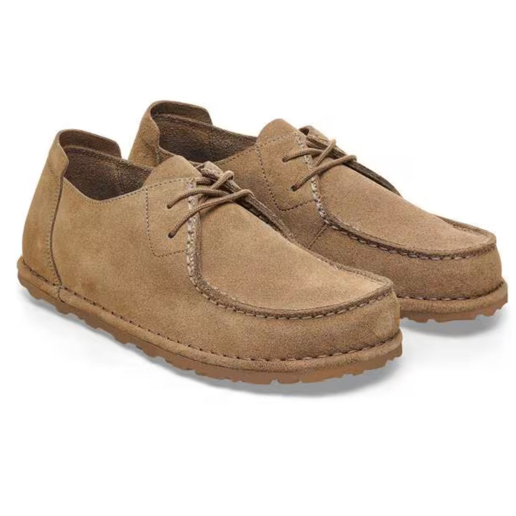 Birkenstock Utti Lace Shoes - Solid Grey Taupe