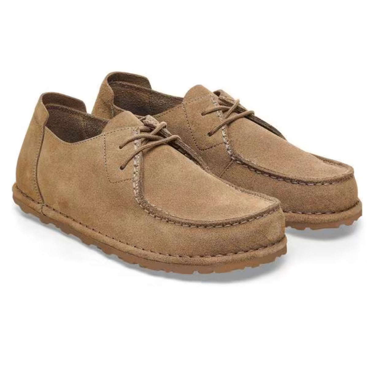 Birkenstock Utti Lace Shoes - Solid Grey Taupe