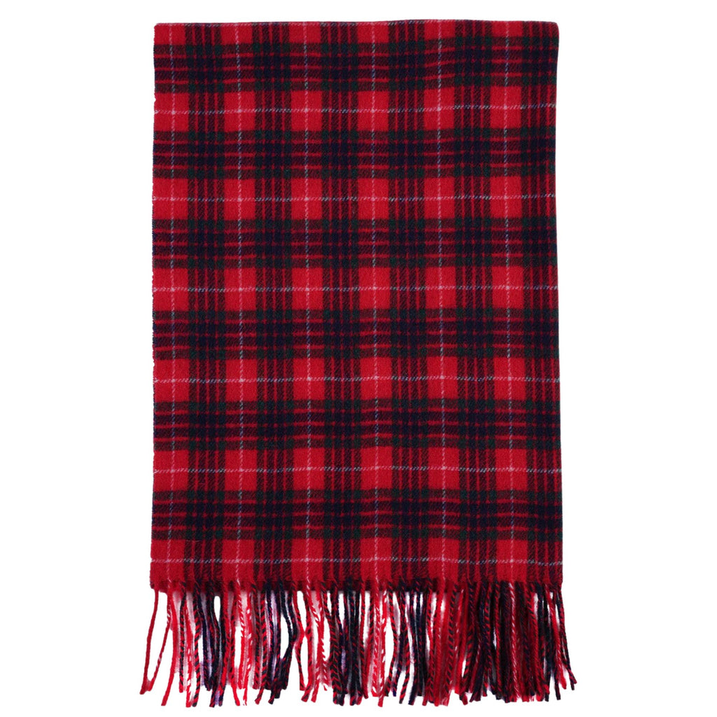Baracuta Tartan Scarf - Red Fraser