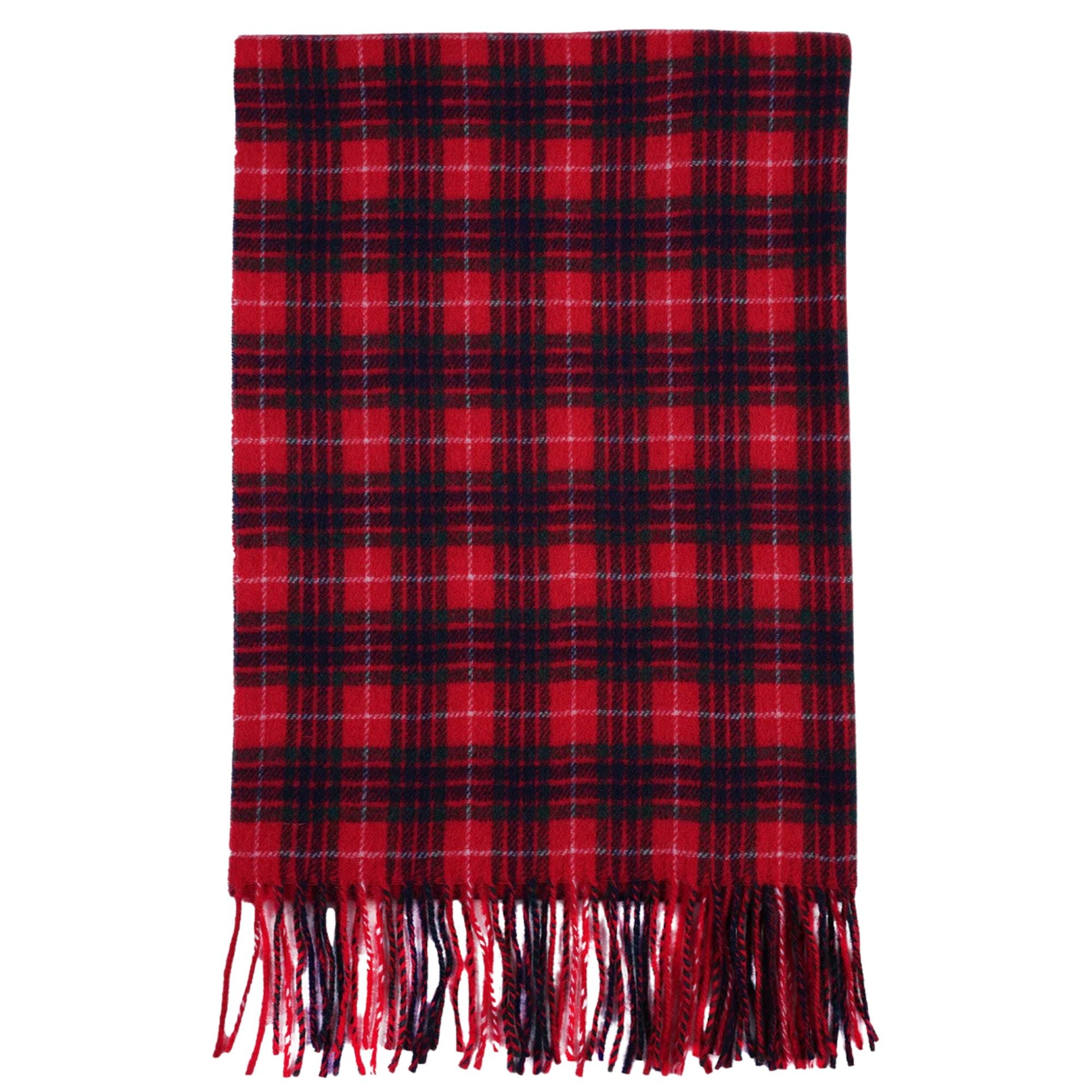 Baracuta Tartan Scarf - Red Fraser