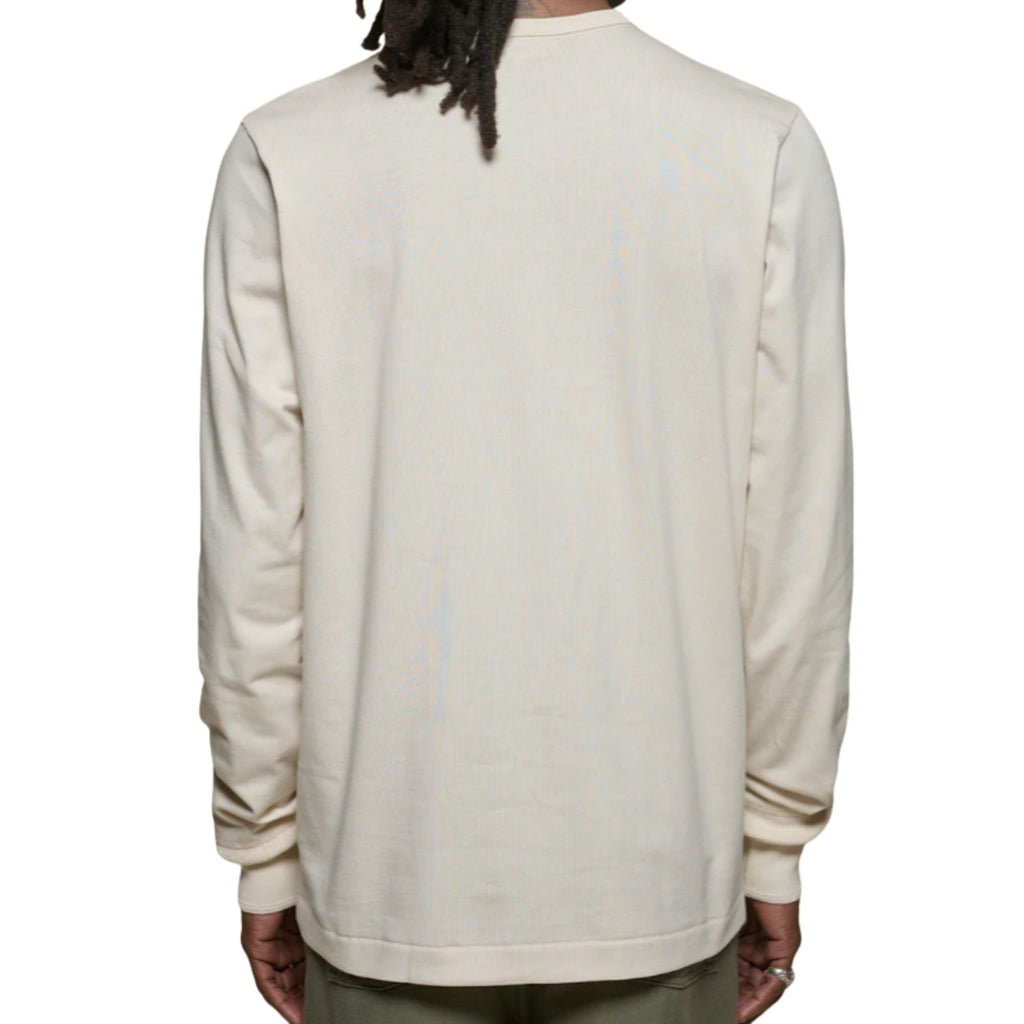 2M06 Vintage Machine Refined Classic Fit Long Sleeve Henley - Natural