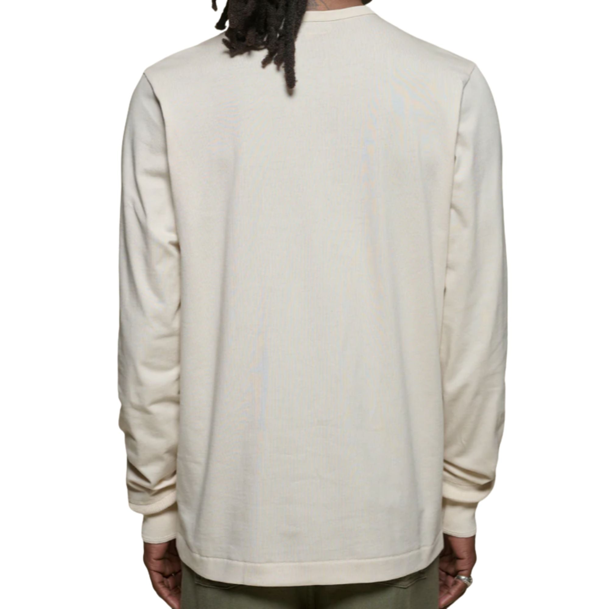 2M06 Vintage Machine Refined Classic Fit Long Sleeve Henley - Natural