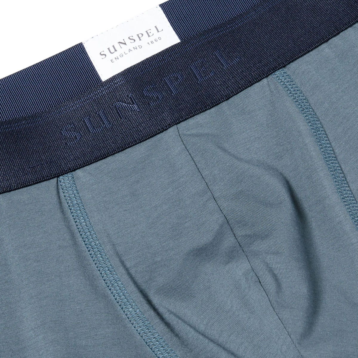 Sunspel Stretch Cotton Trunks - Dark Petrol