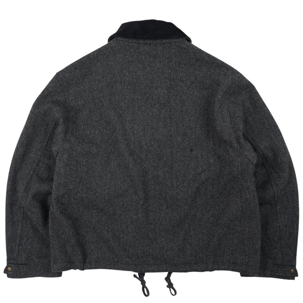 FrizmWORKS Herringbone Wool Hunting Jacket - Black