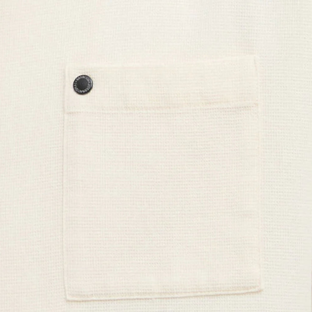 Barbour International Wayback Waffle Shirt - Whisper White