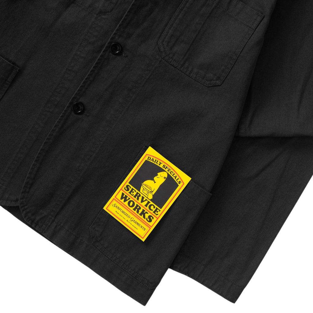 Service Works Twill Server Suit Jacket - Black
