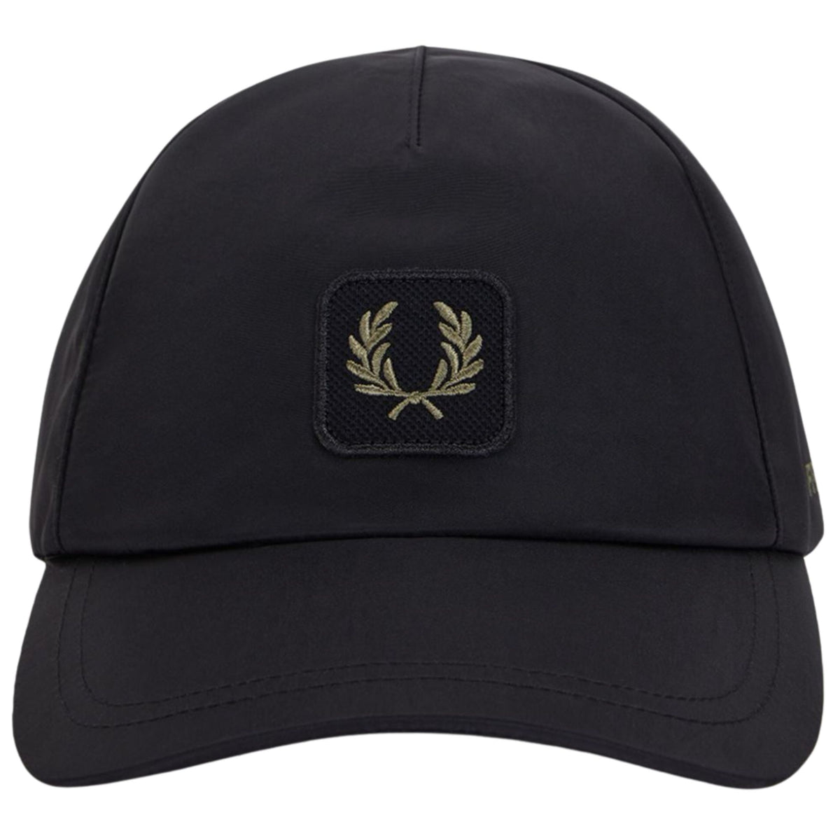 Fred Perry Crinkle Nylon Cap - Black