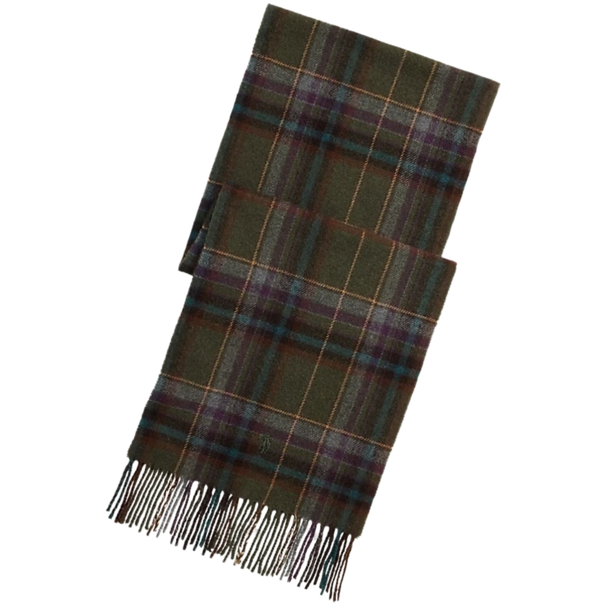 Polo Ralph Lauren Classic Plaid Scarf - Olive