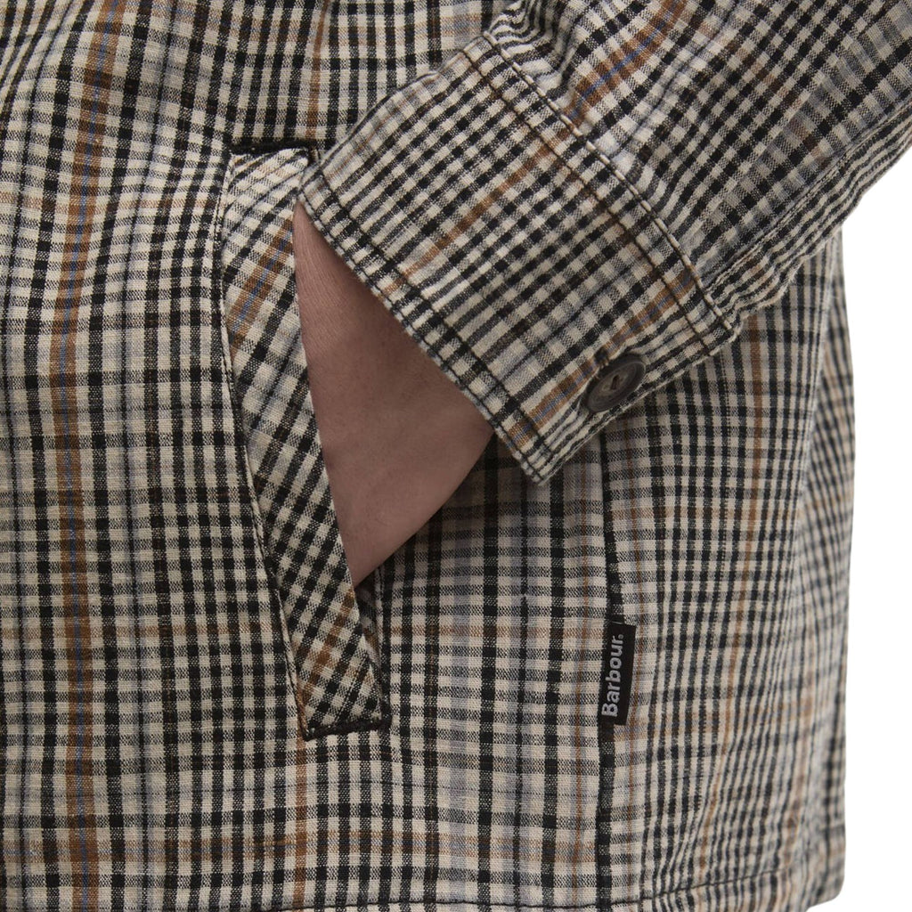 Barbour Fife Checked Overshirt - Neutral