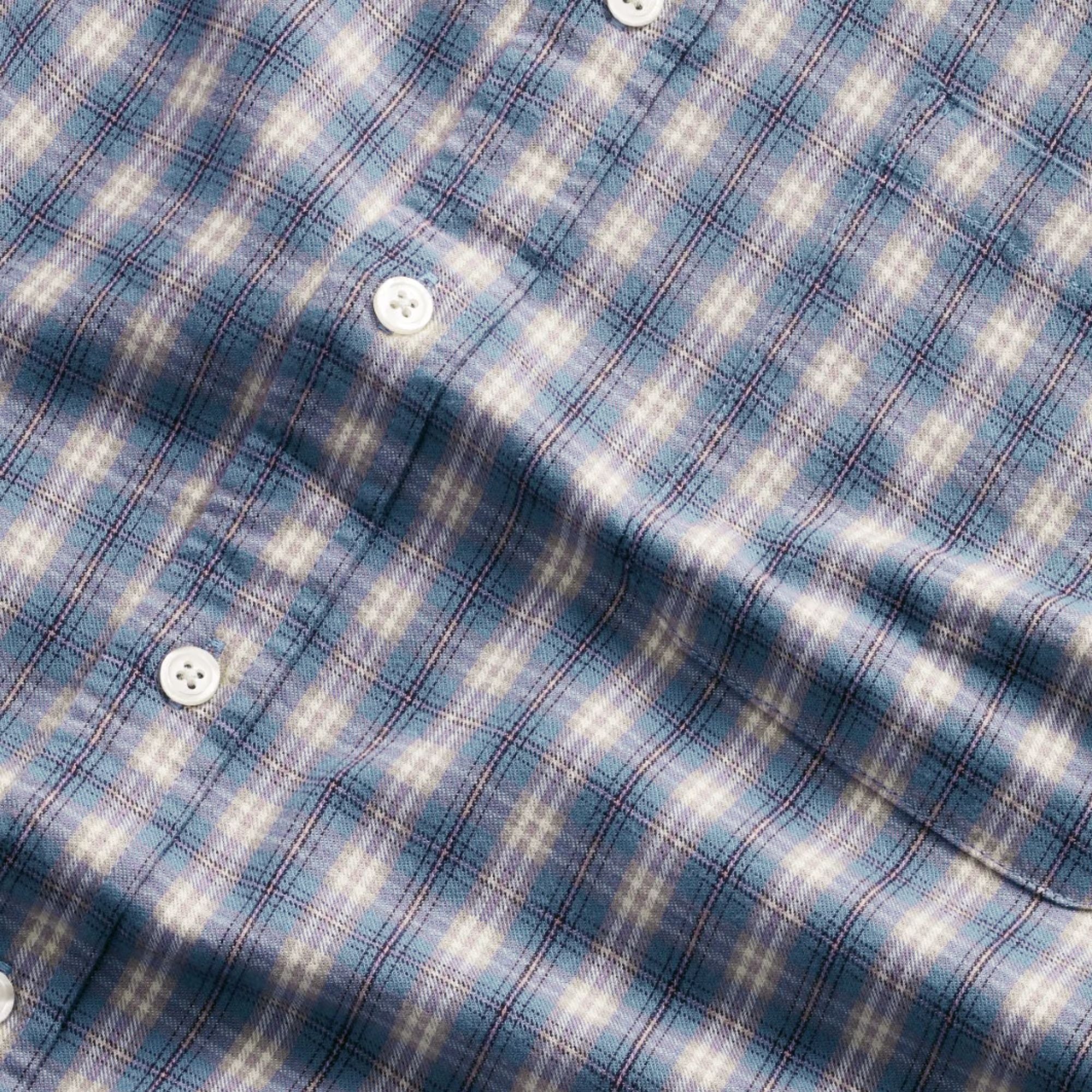 NN07 Deon Shirt - Blue Check